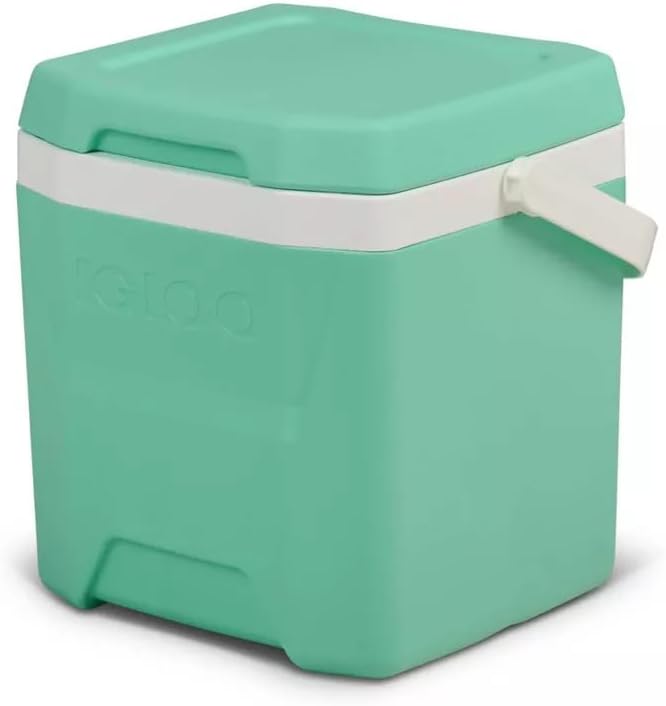 Igloos Cooler Hard-Sided Ice Chest, Insulated Portable Cooler, Heavy-Duty, Leak-Resistant Lid, Lightweight Ergonomic Handle