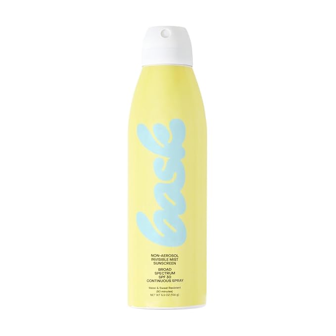 Bask Suncare SPF 30 Sunscreen Spray - Non-Aerosol, Broad Spectrum UVA/UVB Protection, Dermatologist Recommended, Moisturizing, Lightweight & Fast-Absorbing, 5.5 oz