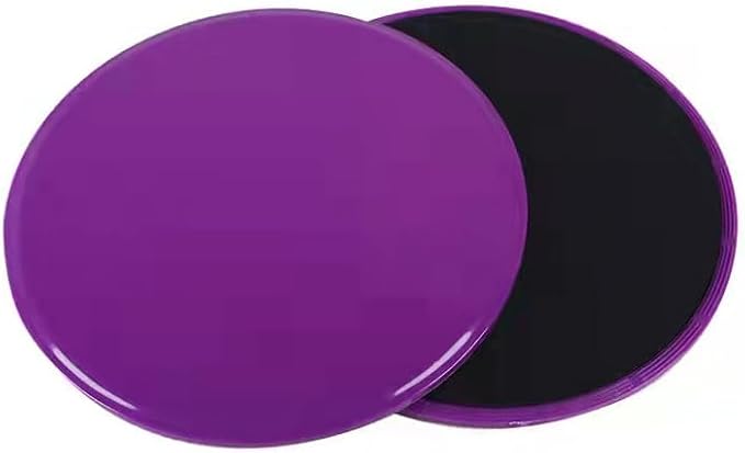 Core Sliders for Working Out Core Sliding Discs Exercise Glider Discs Dual Sided Exercise Discs Fitness Equipment for Women Men Teens Abs and Core Home Travel Exercise Sliders 2 Pack Red and Purple
