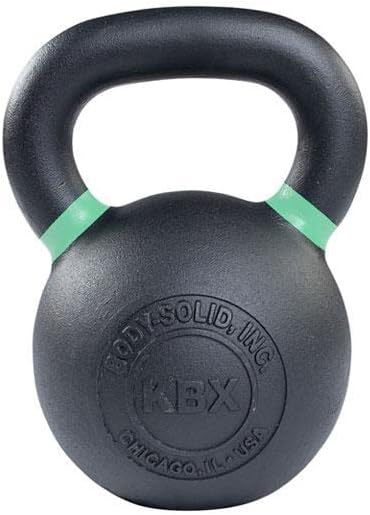 Body-Solid Single-Cast Gravity Casting Kettlebell with Kettles Grip Handle, Perfect Kettlebells for Weight Training and Core Workout, Cast Iron Kettle Bells for Men & Women.
