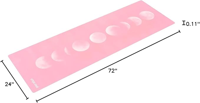 Yoga Mats By Yoga Zeal - Luxuriously Soft, Thick, Non-Slip, Hot Yoga Mat. Eco Printed. Designed to grip better with a sweaty yoga practice!