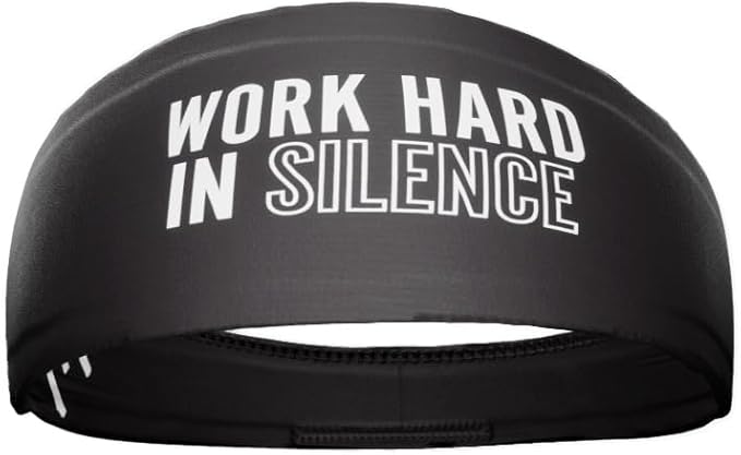 Unisex Headband/Sweatband. Best for Sports, Fitness, Working Out, Yoga. Tapered Design. Reversible.