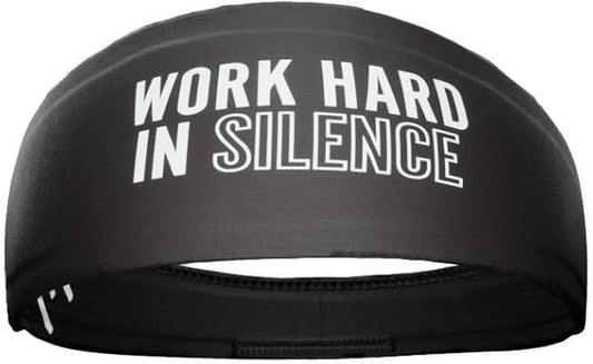 Unisex Headband/Sweatband. Best for Sports, Fitness, Working Out, Yoga. Tapered Design. Reversible.