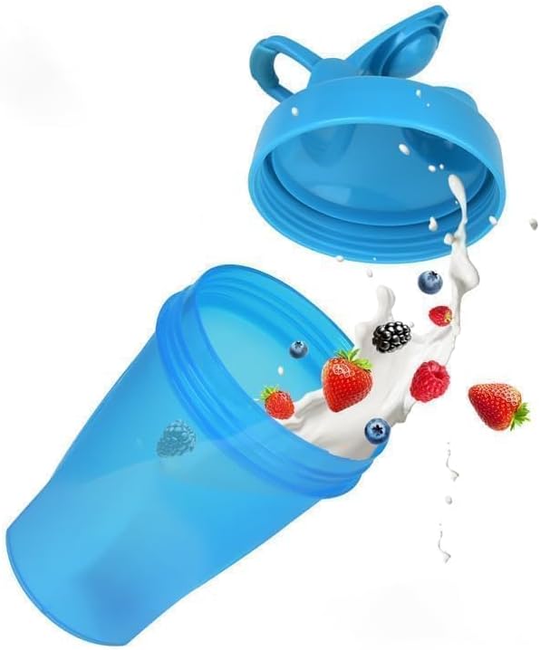 Shaker Bottle A Small Pure Plum Purple 12Oz/400ml w. Measurement Marks & Stainless Whisk Blender Mixer Ball,BPA Free,Made of PP5,-4~248 °F,Perfect for Nutrition/Protein/Keto/Juice Powder Shaking