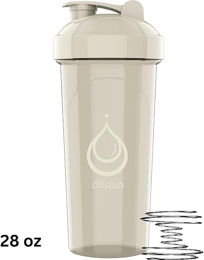 2 PACK, 28 oz & 20 oz Shaker Bottles with Powerful Wire Whisks for Protein Mixes | Leakproof Blender Shaker Bottle Pack | BPA-Free & Dishwasher Safe | Shaker Bottle | Shaker Cups for shakes