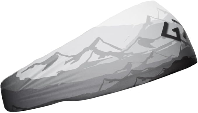 Unisex Headband/Sweatband. Best for Sports, Fitness, Working Out, Yoga. Tapered Design. Reversible.