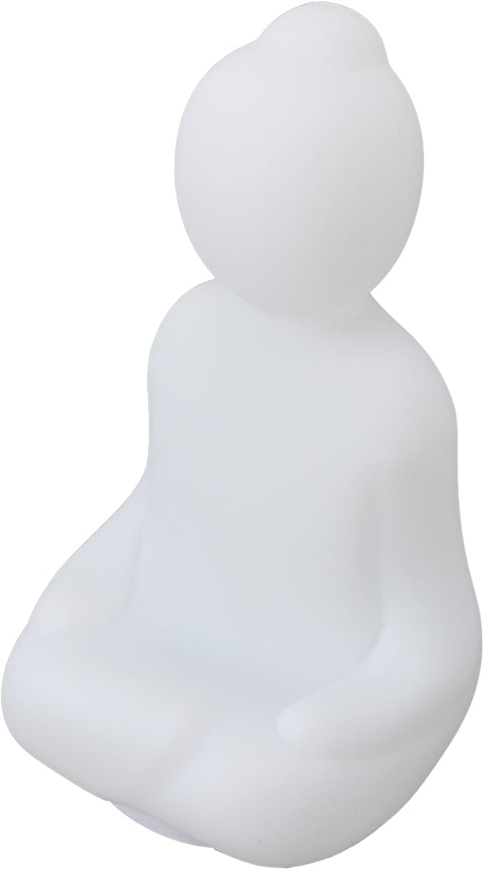 Guided Visual Meditation Breathing Light Mindfulness Tool for Stress Relief Anxiety Calm Relaxation Adults Kids Home Office Desk Nightstand Silicone Plastic 6.8x3.8in