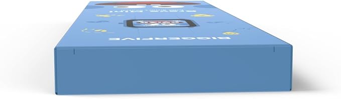 BIGGERFIVE Smart Watch for Kids Without APP, Fitness Tracker Watch Pedometer, Heart Rate, 5ATM Waterproof, Sleep Monitor, Calorie Step Counter, Games, Alarm Clock for Boys Girls 5-14, Porous Blue