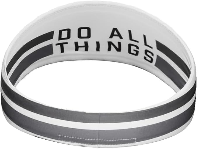 Unisex Headband/Sweatband. Best for Sports, Fitness, Working Out, Yoga. Tapered Design. Reversible.