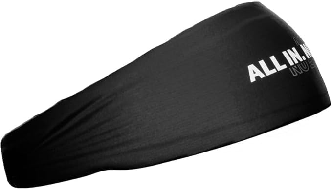 Unisex Headband/Sweatband. Best for Sports, Fitness, Working Out, Yoga. Tapered Design. Reversible.