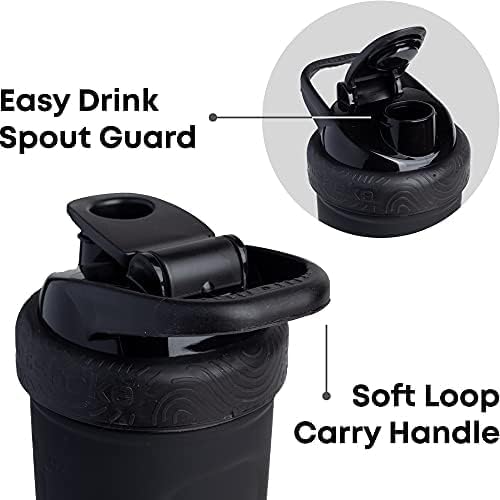 Smartshake Reforce Stainless Steel Game Of Thrones Dracarys, Shaker Bottle (900 ML /30oz) | Lightweight Resistance Sports Shaker Bottle with a Soft Lid | Leakproof, BPA Free & DEHP Free