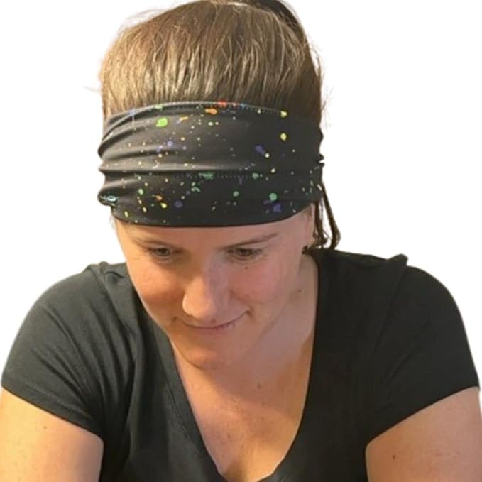 Halo Headband Bandit - 4" Wide Pullover Sweatband for Both Women and Men
