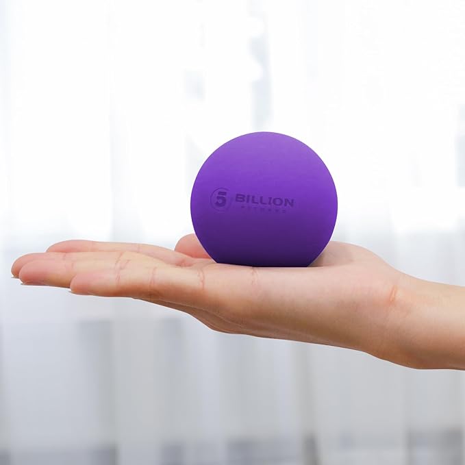 Massage Lacrosse Balls for Myofascial Release, Peanut Massage Ball, Mobility Ball for Physical Therapy - Deep Tissue Massage Tool for Trigger Point Therapy, Muscle Relaxer,Yoga Therapy