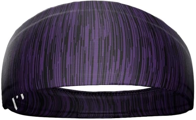 Unisex Headband/Sweatband. Best for Sports, Fitness, Working Out, Yoga. Tapered Design. Reversible.