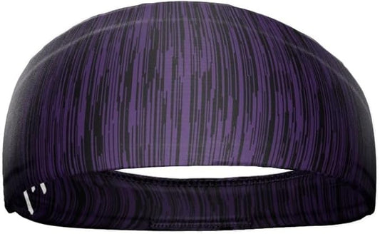 Unisex Headband/Sweatband. Best for Sports, Fitness, Working Out, Yoga. Tapered Design. Reversible.