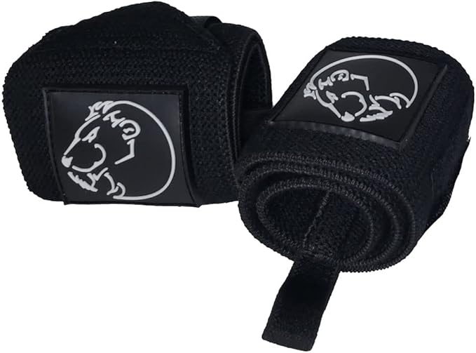Premium Wrist Wraps for Weightlifting, BMG Premium 18” Wrist Wraps (pair) with Thumb Loop, Sturdy and Comfortable