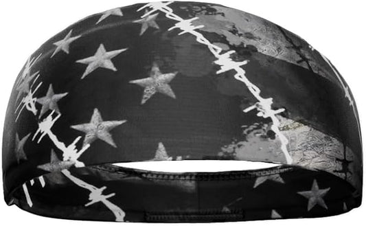 40+ Designs! Unisex Headband/Sweatband. Best for Sports, Fitness, Working Out, Yoga. Tapered Design