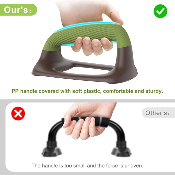 Push Up Bars – Ergonomic Pushup Handles for Floor Strength Training, Non-Slip Push-Up Stands with Soft Grip, Pushups Bars for Home Gym Workout
