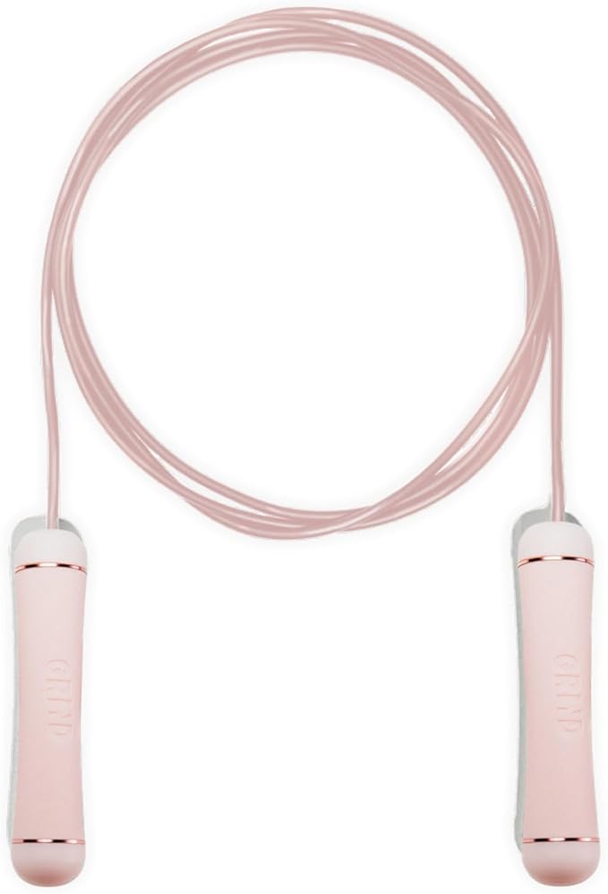 GRIND | Jump Rope - Adjustable "Float" | Tangle-Free, Rapid Speed with Ball Bearings | Ergonomic Soft Grip Handles | Skipping Rope for Fitness, Endurance Training, Gym Workout, or Home Exercise