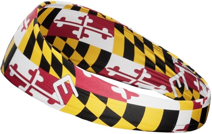 Unisex Headband/Sweatband. Best for Sports, Fitness, Working Out, Yoga. Tapered Design. Reversible.