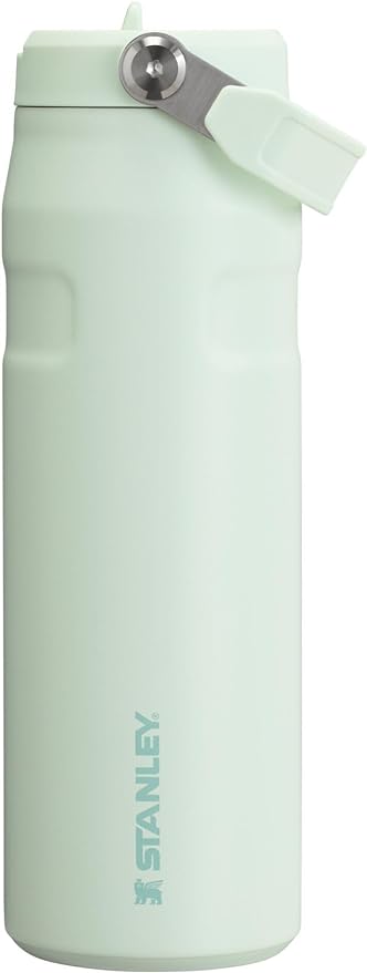 Stanley IceFlow Flip Straw 2.0 Water Bottle 24 OZ | Built-In Straw with Larger Opening | Lightweight & Leak-Resistant | Insulated Stainless Steel | BPA-Free | Mist