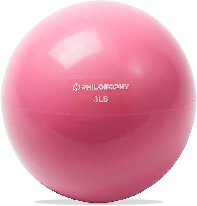 Philosophy Gym Toning Ball - Soft Weighted Mini Medicine Ball