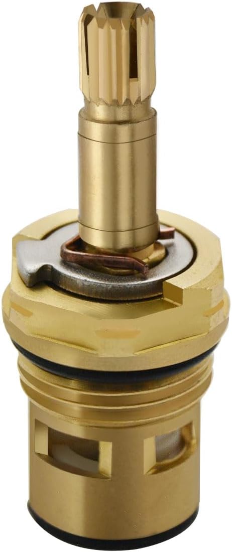 Faucet Cartridge Replacement, Solid Brass Housing, Compatible with American Standard 994053-0070A, 4Z-24H Hot & Cold Replacement Valve Stem, for Dual-Handle Faucet Repair Parts (1-Pack)