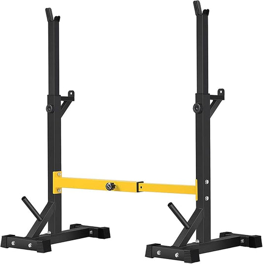 BangTong&Li Squat Rack Stand,Barbell Rack,Bench Press Rack Stand Home Gym Adjustable Weight Rack 550Lbs