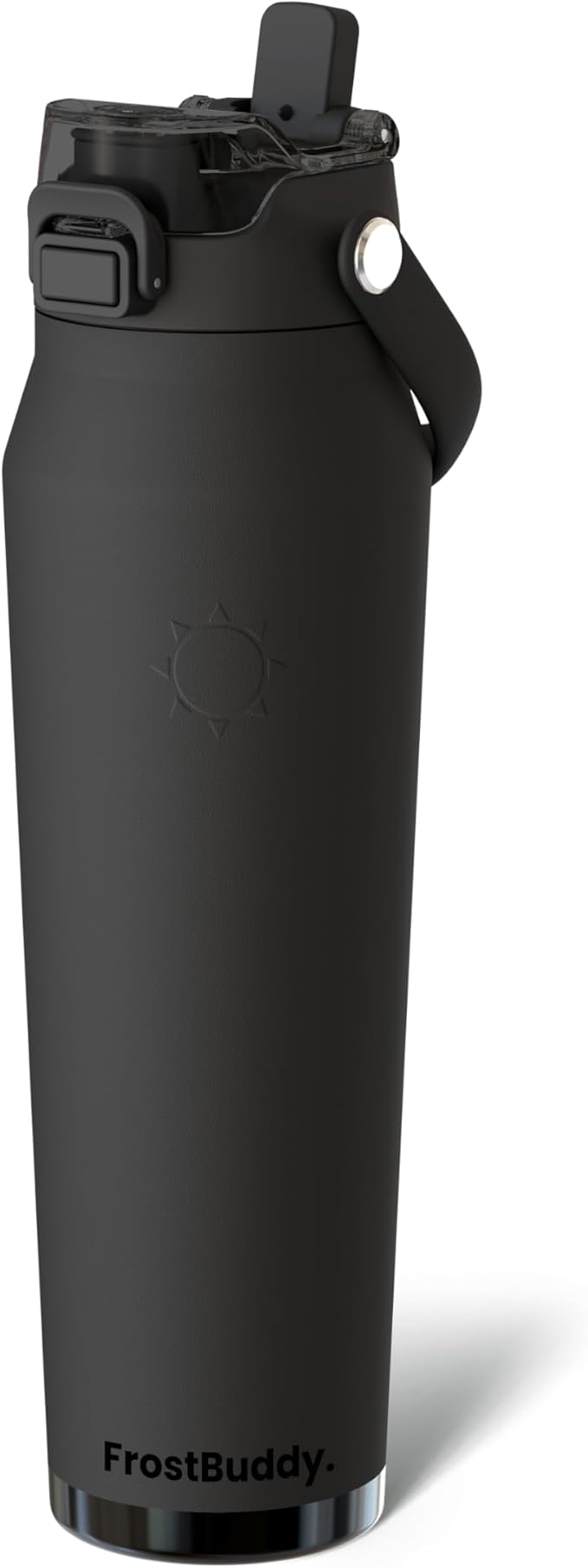 Frost Buddy 32oz Insulated Water Bottle with Straw & Chug Lid | Leak-Proof Stainless Steel | 24-Hours Cold | Sweat-Proof, Cup Holder Friendly | Ideal for Gym, Travel, Sports & Everyday Hydration