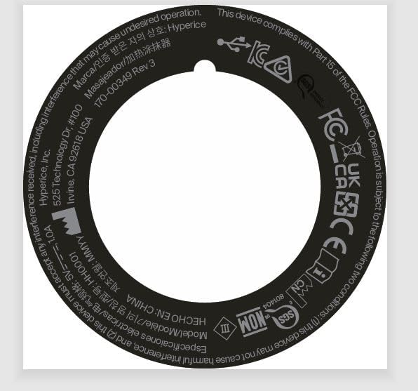 Hyperice Hypervolt Heated Head Attachment – Compatible with All Hypervolt Models – Relax and Loosen Sore and Tight Muscles - FSA and HSA