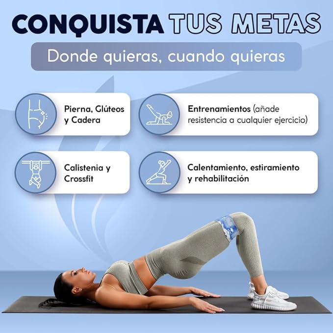 Premium Fabric Resistance Bands for Glutes & Legs – Set of 3 | Non-Slip, Elastic, Durable, Includes Travel Bag, Workout Guide & Digital Challenges