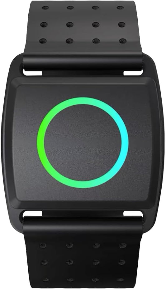 EZON Heart Rate Monitor C022Pro,Bluetooth& ANT+ Heart Rate Monitor Armband with HR Zone LED Indicator,Optical HRM Sensor for Running Cycling Gym,Compatible with Peloton/Wahoo/Polar/Strava