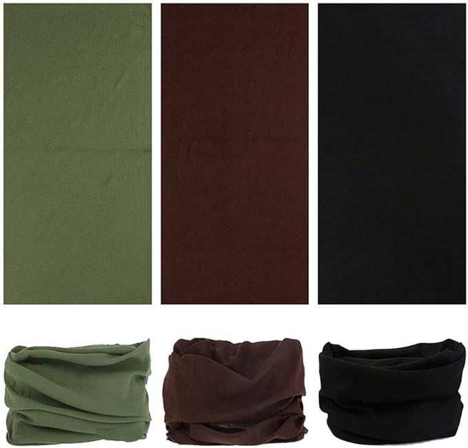 Neck Gaiter Headband Headwear Head Wrap Face Mask Magic Scarf Bandana for Men and Women