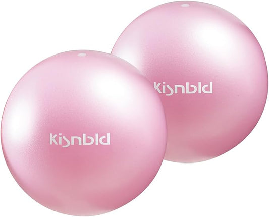 Small Exercise Ball, 9 Inch Mini Pilates Ball, Anti Burst and Slip Resistant Mini Yoga Ball for Stability, Fitness, Physical Therapy, Stretching & Core Strength Workout at Home Gym & Office