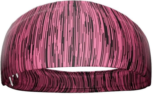 Unisex Headband/Sweatband. Best for Sports, Fitness, Working Out, Yoga. Tapered Design. Reversible.