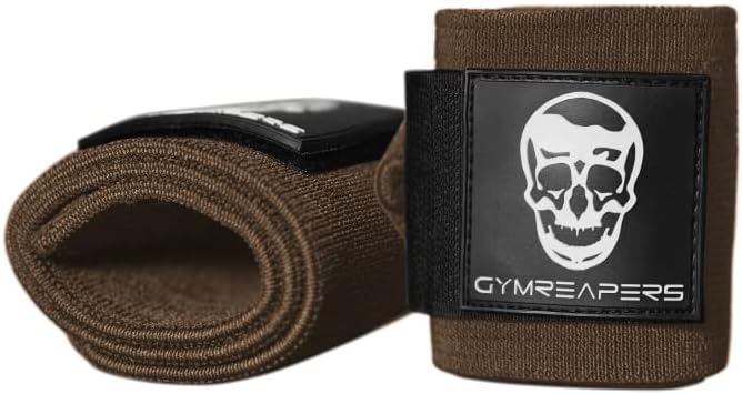 Wrist Wraps Weightlifting - Stiff Heavy Duty 18 inch Wraps With Thick Thumb Loop For Powerlifting, Bodybuilding, Cross Training, & Heavy Presses