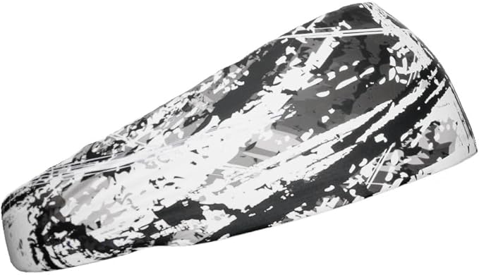 Unisex Headband/Sweatband. Best for Sports, Fitness, Working Out, Yoga. Tapered Design. Reversible.