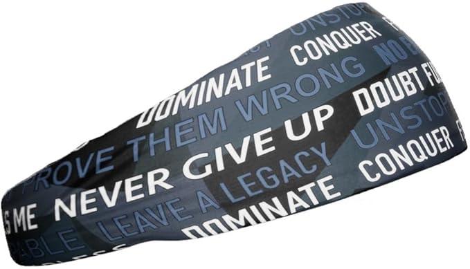 40+ Designs! Unisex Headband/Sweatband. Best for Sports, Fitness, Working Out, Yoga. Tapered Design