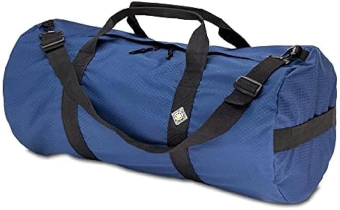 Diamond Ripstop Duffle Bags, Ultra Tough & Tear Resistant, Reinforced Stitching, Weatherproof, Packable Foldable Duffle Bag for Traveling