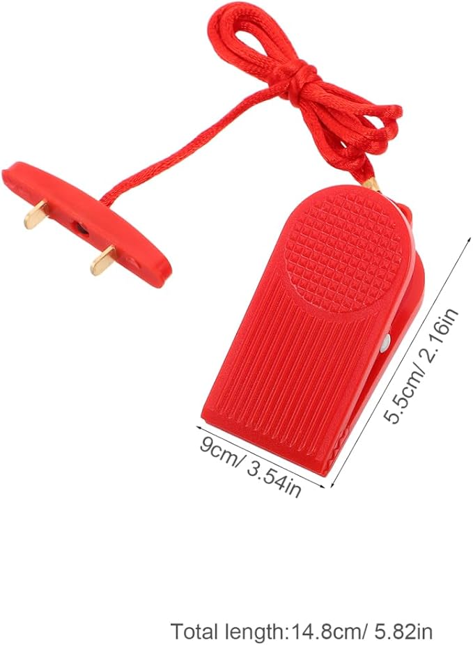 KICHOUSE Universal Treadmill Emergency Safety Key Fitness Equipment Safety Switch Lock Running Machine Stop Key