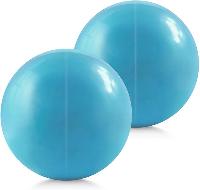 CAPHAUS Soft Weighted Exercise Ball, Weighted Toning Ball, Soft Medicine Balls for Exercise, Yoga, Pilates & Physical Therapy, 6, 8, 10 LB, Option Available in Single, Pair & Set with Rack