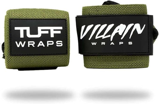 Villain Wrist Wraps for Weightlifting & Powerlifting – Adjustable Support Straps for Men and Women – Ideal for Strength Training, CrossFit, Bodybuilding – Durable Comfort to Eliminate Wrist Pain
