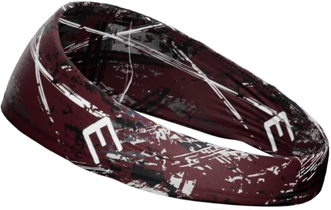 Unisex Headband/Sweatband. Best for Sports, Fitness, Working Out, Yoga. Tapered Design. Reversible.