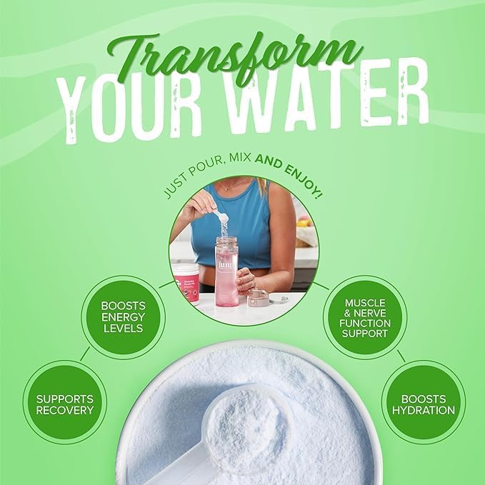 JUNP Electrolytes Powder No Sugar No Carbs – Mouthwatering Green Apple Drink Mix - Potassium & Salt Electrolyte Hydration Powder Zero Calorie Sugar Free Electrolyte Powder, Keto Friendly, 180 Servings