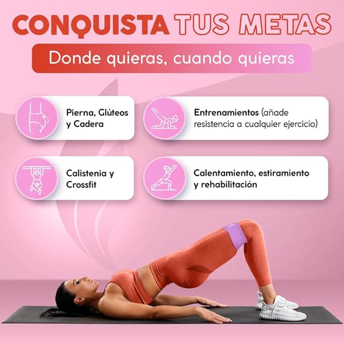 Premium Fabric Resistance Bands for Glutes & Legs – Set of 3 | Non-Slip, Elastic, Durable, Includes Travel Bag, Workout Guide & Digital Challenges