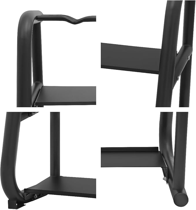 3-Tier Dumbbell and Kettlebell Storage Rack, Home Gym Storage Rack for Dumbbells, Kettlebells and Barbells with 220 lbs Load-bearing Capacity(24.41 * 15.75 * 24.8in)