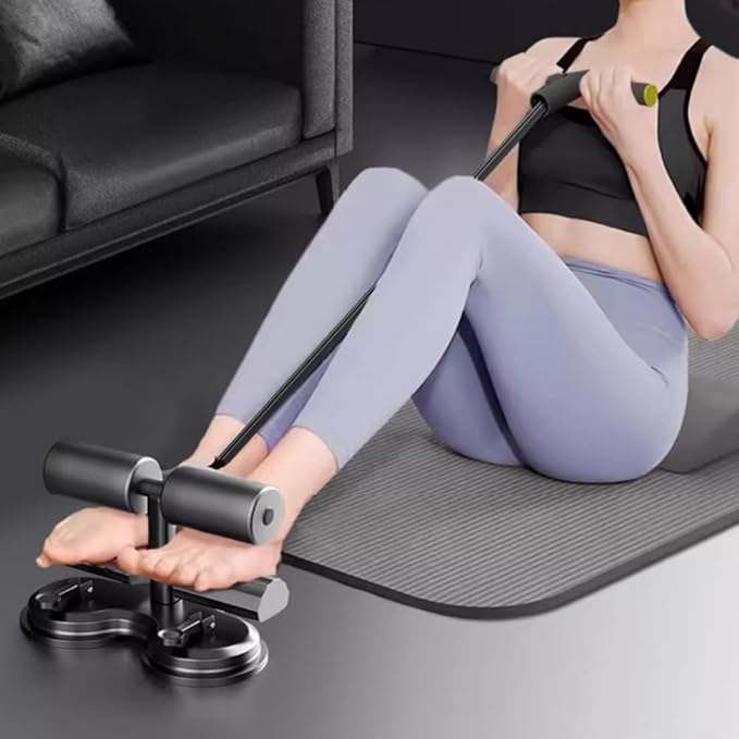 Ab Training Auxiliary Device, 2025 Upgrade 3 Suction Cups, Sit Up Machine, Multi-functional Adjustable Ab Trainer Equipment, Ab Workout Equipment for Home & Gym