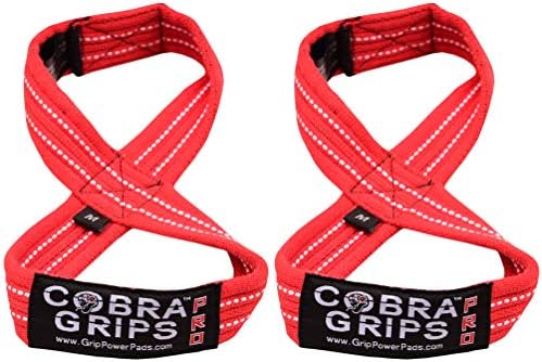 Deadlift Straps Figure 8 Loop Lifting Straps The #1 Choice for Power Lifters weightlifters workout Enthusiasts