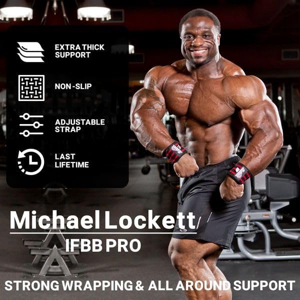 Schiek Sports Heavy Duty Model Wrist Wraps - Gym Workouts Wrist Support - Weight Lifting