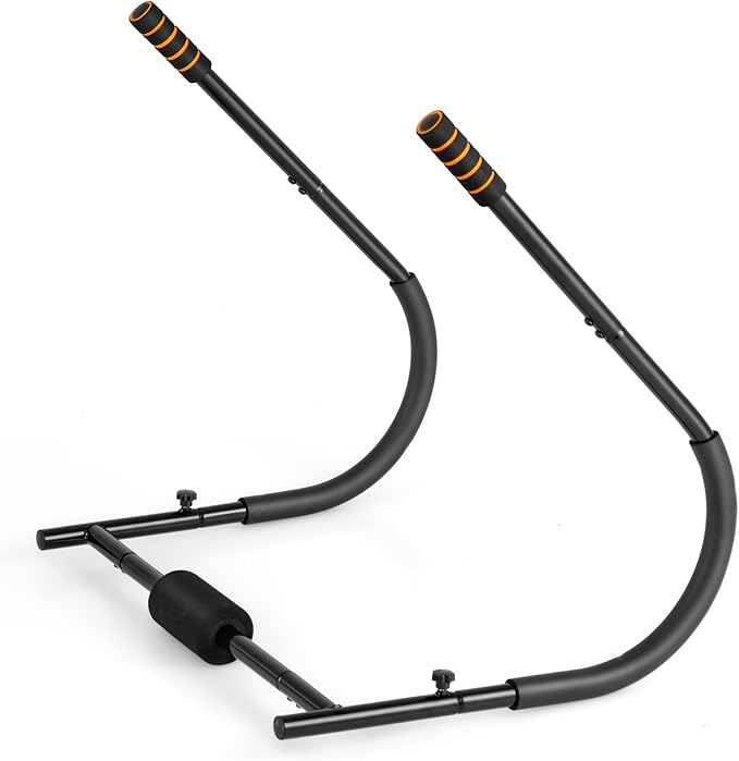 Goplus Fitness AB Trainer, Folding Abdominal Machine with Padded Head/Neck Support, Sit Up Training Assistant, Exercise Crunch Trainer Workout Exerciser for Home Gym Office